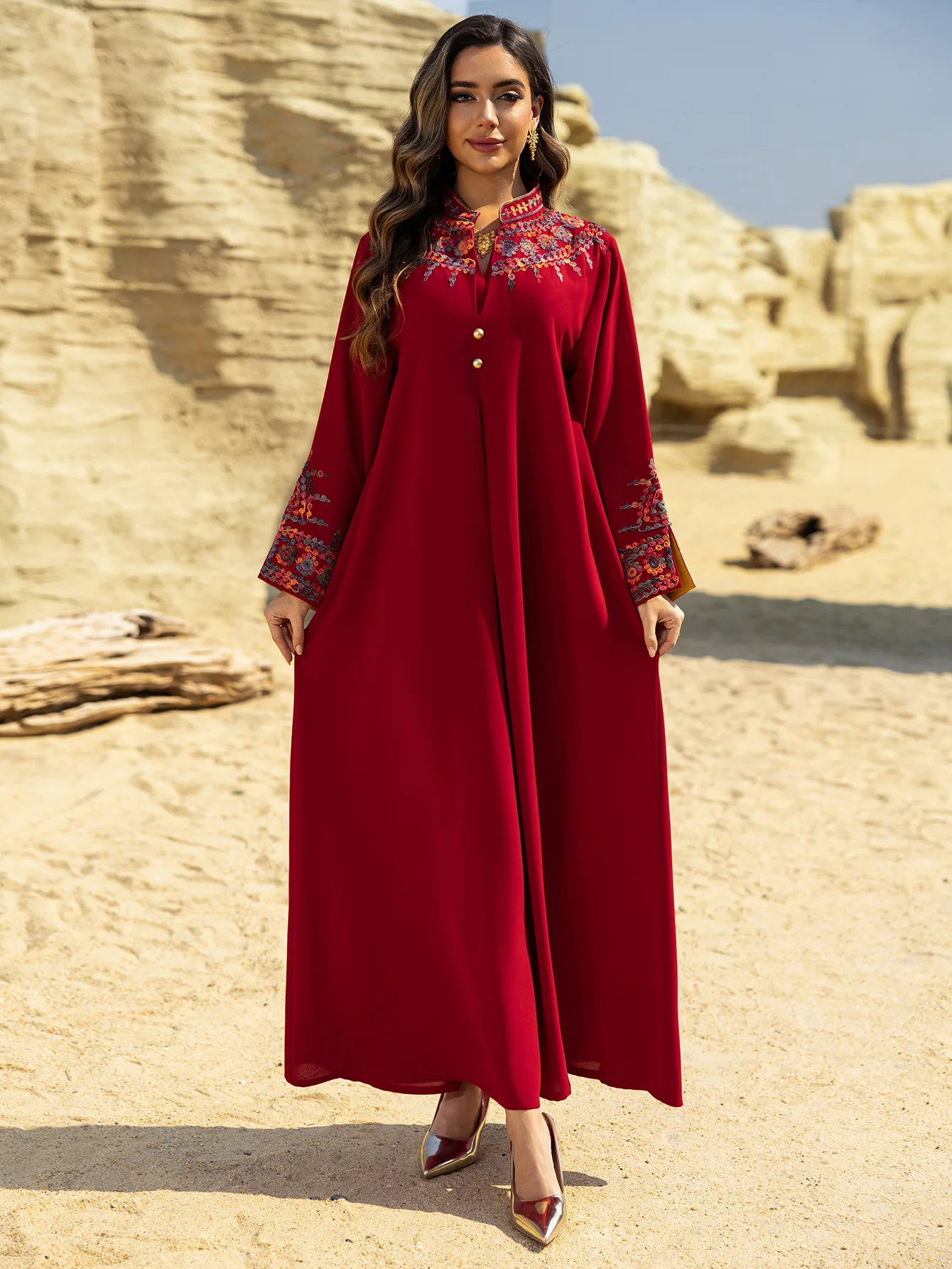 فستان إسلامي لعيد رمضان، قفطان مغربي مبهر، ملابس إسلامية تركية سعودية، جلابية للحفلات فستان إسلامي لعيد رمضان، قفطان مغربي مبهر، ملابس إسلامية تركية سعودية، جلابية للحفلات