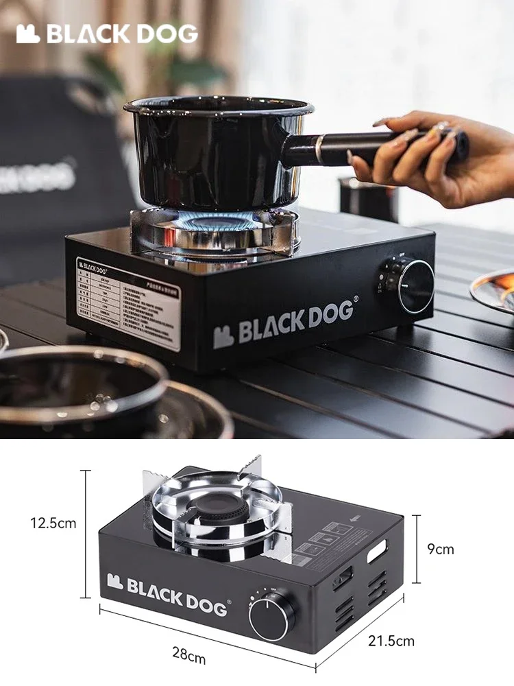 

BLACKDOG Outdoor Cassette Stove Gas Tank Portable Camping Picnic BBQ Equipment Cookware 3500W Burner Portable Furnace Ultralight