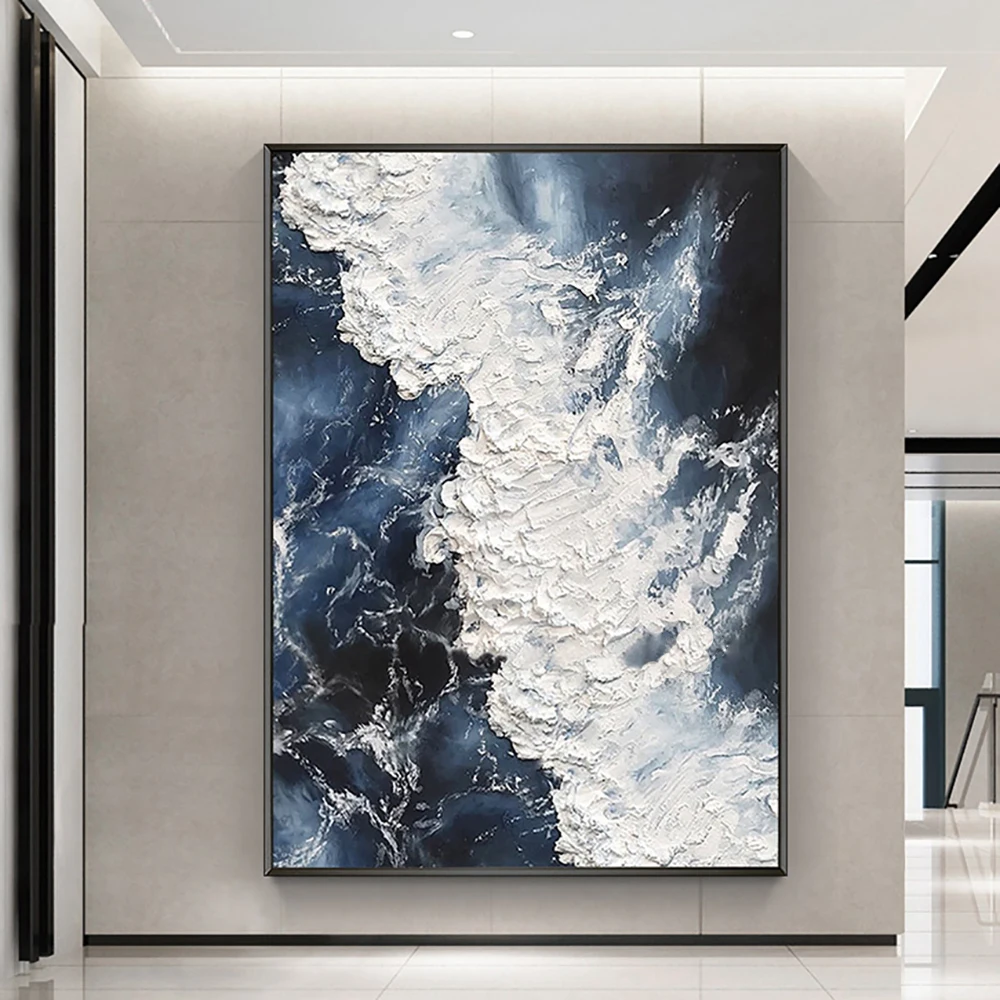 Handmade Abstract Canvas Painting Wave Picture Hand Painted Thick Oil Painting On Canvas Wall Art Living Room Home Decor Unframe
Handmade Abstract Canvas Painting Wave Picture Hand Painted Thick Oil Painting On Canvas Wall Art Living Room Home Decor Unframe