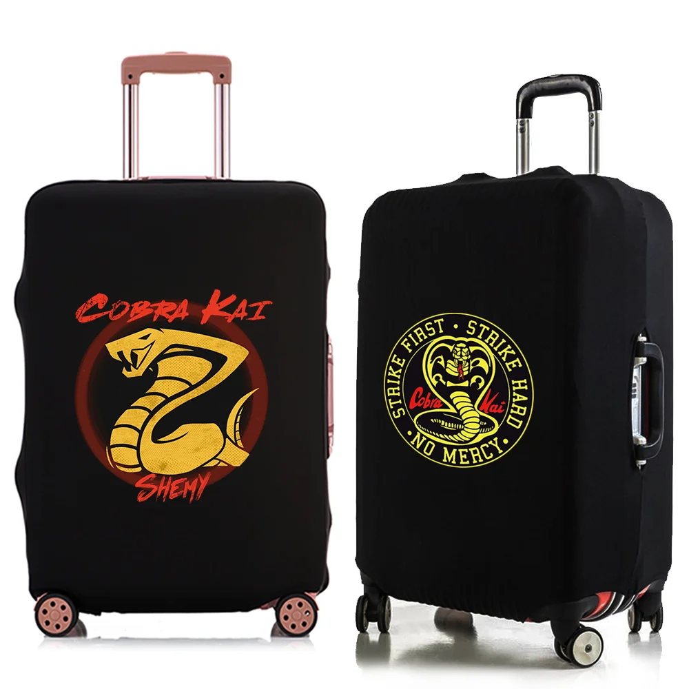 

Travel Luggage Dust Cover Cobra Series Protective Case Travel Accessories Elastic Luggage Cover Apply To 18-28inch Suitcase