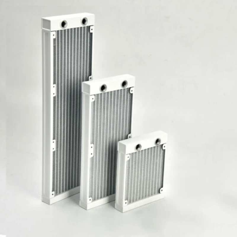 Чехол для компьютера с белым радиатором 120 мм, 240 мм, 360 мм, алюминиевый G1/4 дюйма с резьбовым ртом
Чехол для компьютера с белым радиатором 120 мм, 240 мм, 360 мм, алюминиевый G1/4 дюйма с резьбовым ртом