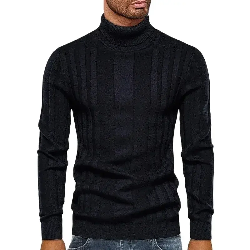 Men Simple Style Solid Color Turtleneck Sweater New Male Office Commuter Casual Jumpers Autumn Winter Thickened Warm Knitted Top 
Men Simple Style Solid Color Turtleneck Sweater New Male Office Commuter Casual Jumpers Autumn Winter Thickened Warm Knitted Top