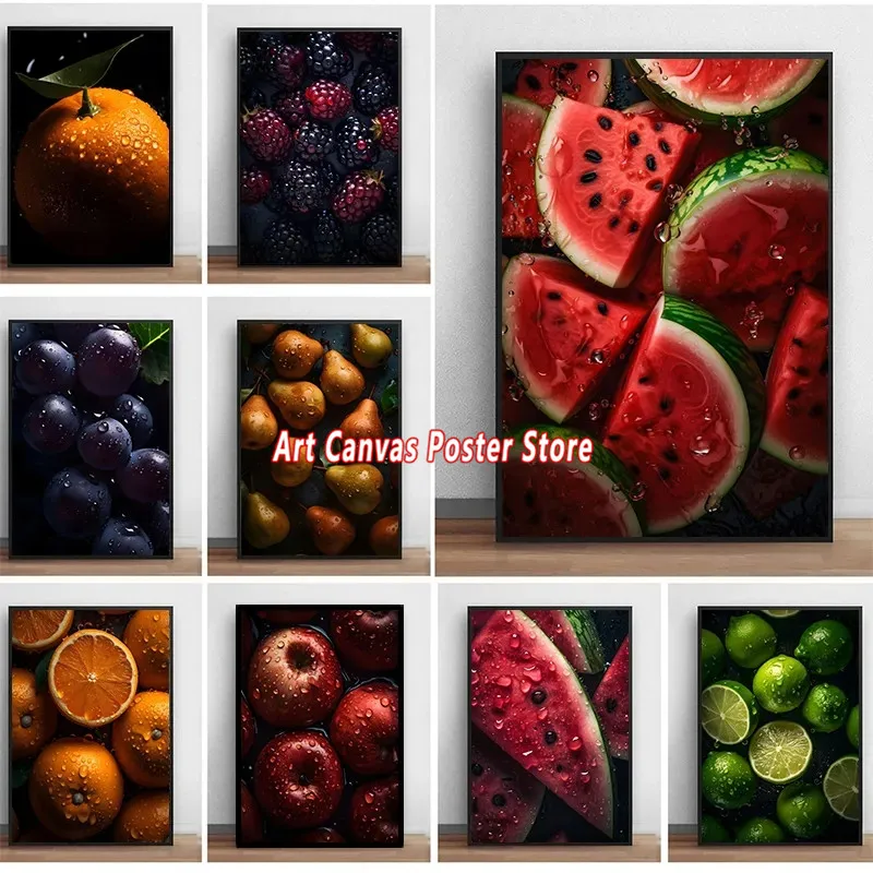 Tasty Fruit Kitchen Canvas Paintings Watermelon Banana Apple Lemon Poster Wall Art HD Print Picture For Interior Decor Frameless
Tasty Fruit Kitchen Canvas Paintings Watermelon Banana Apple Lemon Poster Wall Art HD Print Picture For Interior Decor Frameless