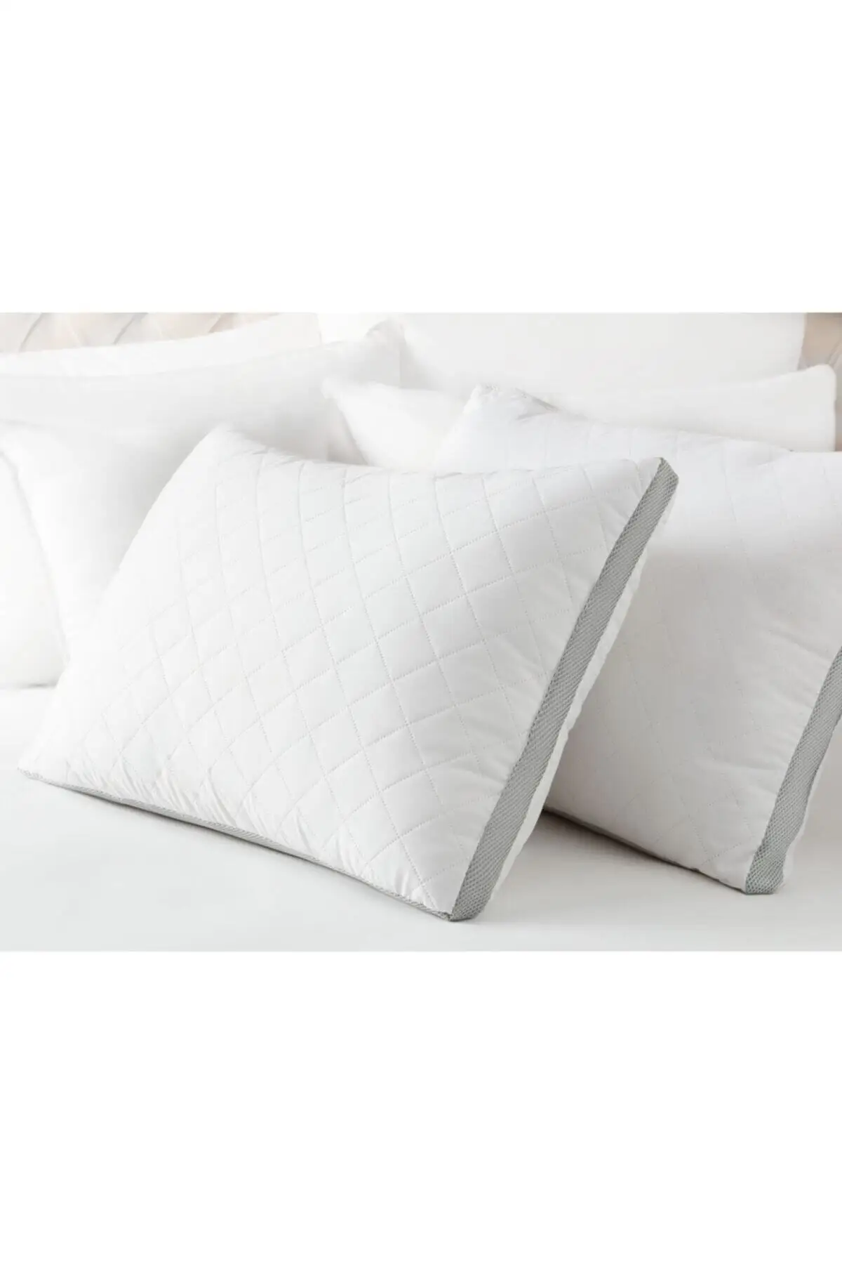 Air Conditioned Pillow - White / Light Gray- Microfiber- 50x70cm,For Comfortable Sleep, Free Shipping,
Air Conditioned Pillow - White / Light Gray- Microfiber- 50x70cm,For Comfortable Sleep, Free Shipping,