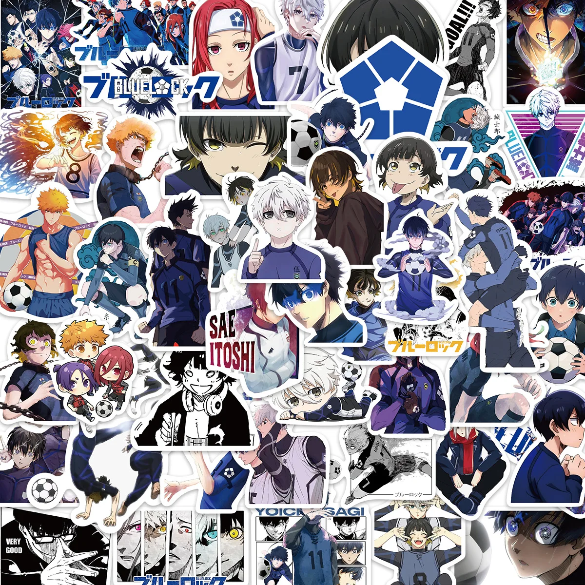 50pcs BLUE LOCK Football Anime Stickers Waterproof Graffiti Phone Laptop Luggage Guitar Notebook Cartoon Stickers Kids Toy
50pcs BLUE LOCK Football Anime Stickers Waterproof Graffiti Phone Laptop Luggage Guitar Notebook Cartoon Stickers Kids Toy