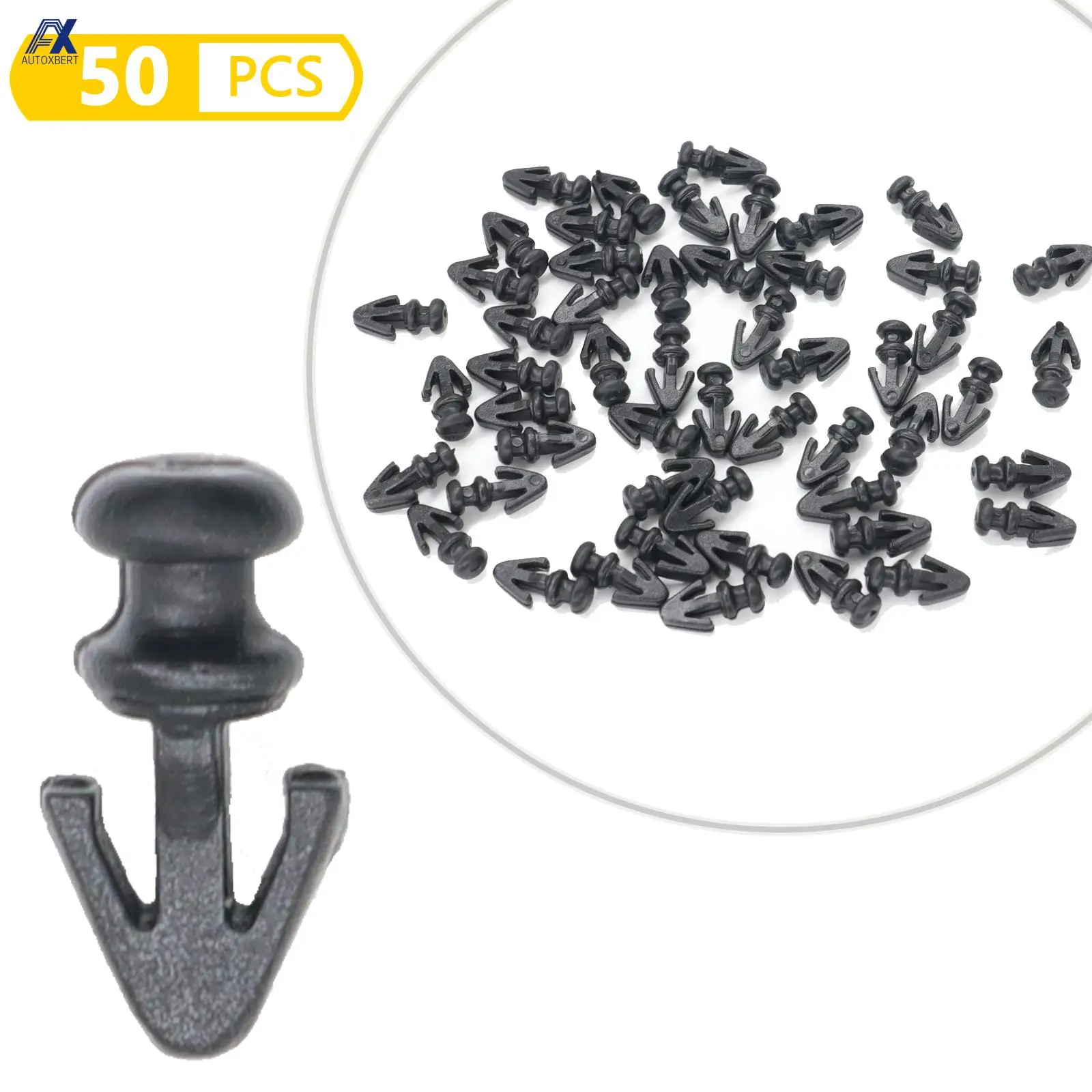 50Pcs Auto Fastener Clips Lower Weatherstrip Door Seal Sill Sealing Strip Clip Rivet For Ford Mondeo MK2 MK3 MK4 Car Accessories
50Pcs Auto Fastener Clips Lower Weatherstrip Door Seal Sill Sealing Strip Clip Rivet For Ford Mondeo MK2 MK3 MK4 Car Accessories
