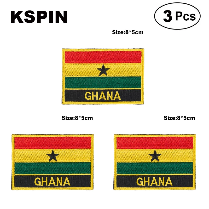 Ghana Rectangular Shape Flag patches embroidered flag patches national flag patches for clothing DIY Decoration
Ghana Rectangular Shape Flag patches embroidered flag patches national flag patches for clothing DIY Decoration