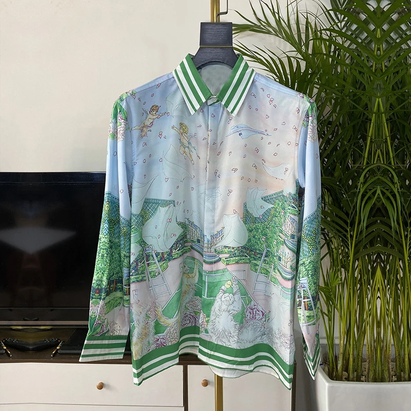 2023 Men Clothing High Street Tops Harajuku Print T Shirt For Men Hawaii Shirts Fashion Men Long Sleeve Shirts camisas y blusas
2023 Men Clothing High Street Tops Harajuku Print T Shirt For Men Hawaii Shirts Fashion Men Long Sleeve Shirts camisas y blusas