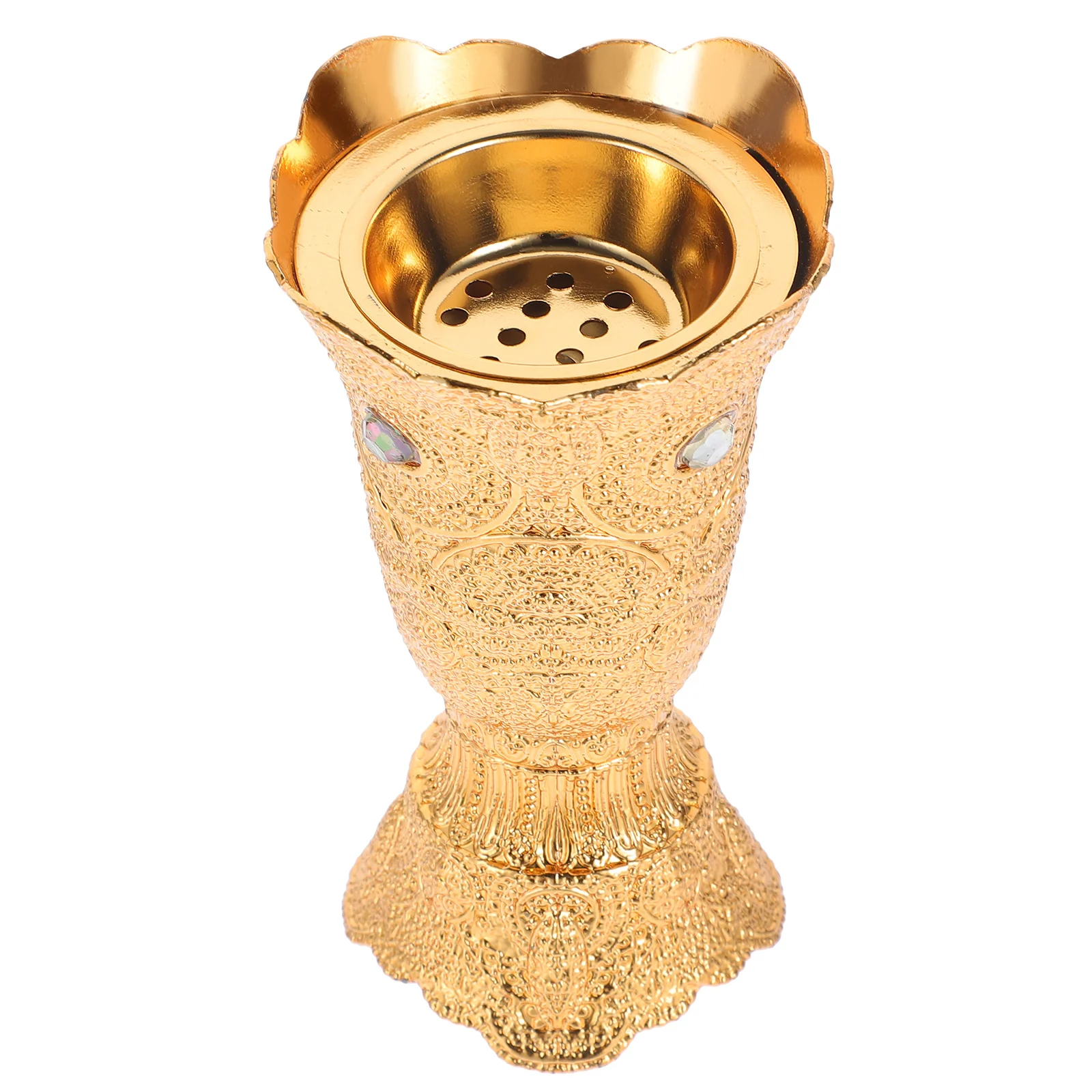 Arab Style Incense Burner Desktop Metal Vintage Incense Burner Indoor Incense Burner
Arab Style Incense Burner Desktop Metal Vintage Incense Burner Indoor Incense Burner