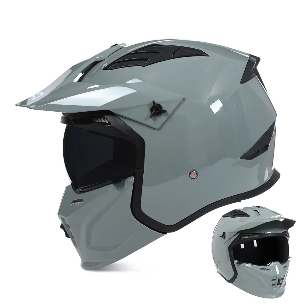 Off Road Racing Helmet DOT Approved Motorcycle Full Face Modular Helmets Motocross Motorbike Dirt Bike Open Face Capacete Moto
Off Road Racing Helmet DOT Approved Motorcycle Full Face Modular Helmets Motocross Motorbike Dirt Bike Open Face Capacete Moto