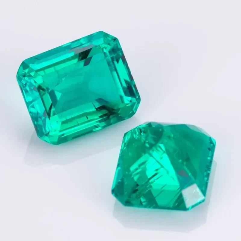 

Top Lab Grown Columbia Emerald Stones Hand-cut Hydrothermal Emeralds Gemstone for Diy Jewelry Making Selectable AGL Certificate