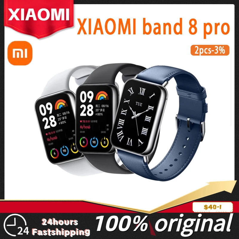 

Xiaomi Mi Band 8 Pro Smart Bracelet 1.74 AMOLED Screen Miband 8 Pro Blood Oxygen Fitness Traker SmartWatch NFC Sport Smart Band