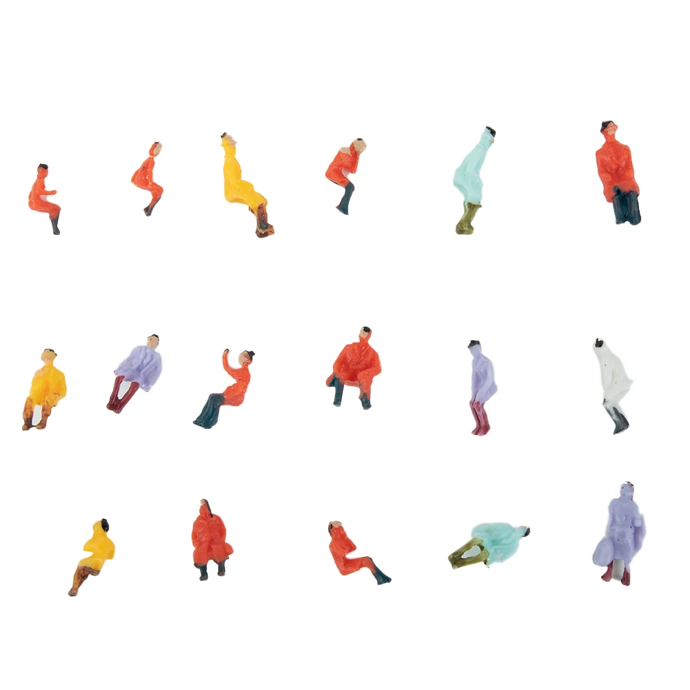 New Seated Figures Scale 1:87 Travelers Plastic 100 Painted 100pcs All Seated Figures For Showing Large Crowds
New Seated Figures Scale 1:87 Travelers Plastic 100 Painted 100pcs All Seated Figures For Showing Large Crowds