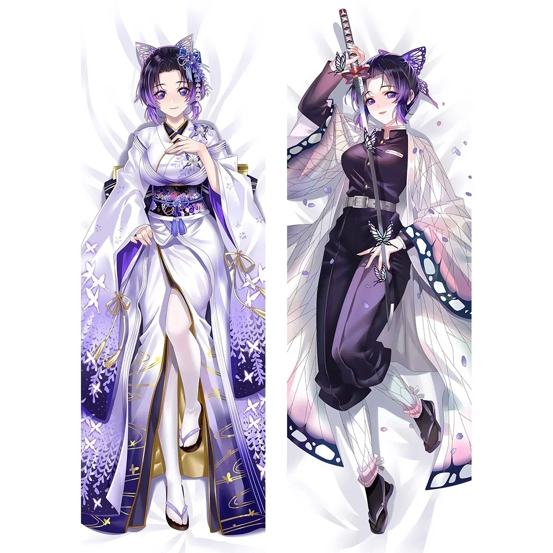 

Kamado Nezuko 50x160 Pillow Case Anime Cosplay Dakimakura Waifu Hugging Body Decorative Manga Demon Slayer Pillowcase Cover