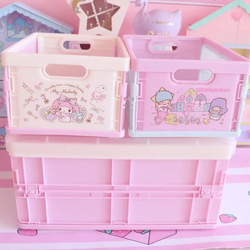 Kawaii Sanrio My Melody Cinnamoroll Desktop Folding Organizing Basket Student Plastic Stationery Organizing Box Office Supplies
Kawaii Sanrio My Melody Cinnamoroll Desktop Folding Organizing Basket Student Plastic Stationery Organizing Box Office Supplies