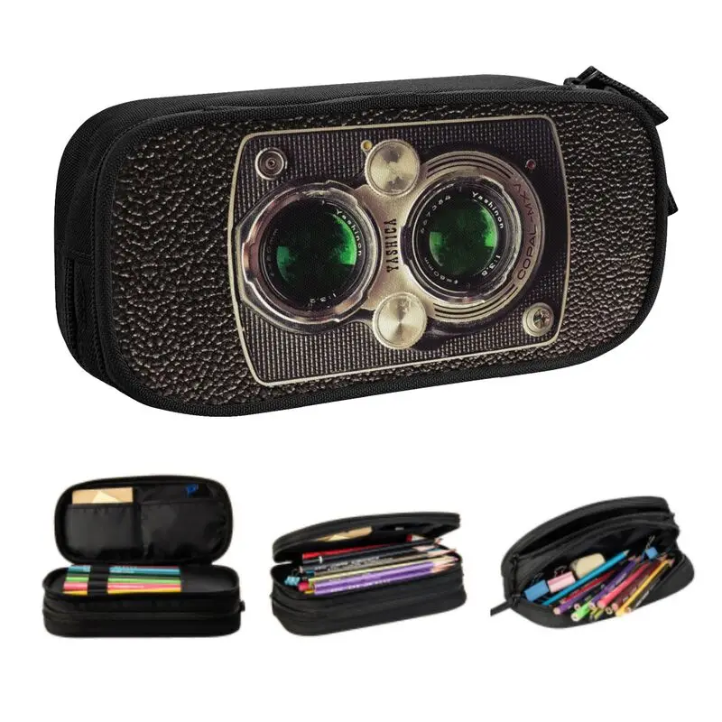 Cute Vintage Camera For Retro Photographer Gift Pencil Cases for Custom Photography Large Storage Pen Bag Box School Supplies
Cute Vintage Camera For Retro Photographer Gift Pencil Cases for Custom Photography Large Storage Pen Bag Box School Supplies