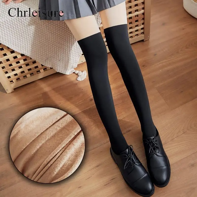 CHRLEISURE Winter Tights for Women Fleece Thin Velvet Casual Tights Thermal Slimming Tights with Fleece High Waist Pantyhose
CHRLEISURE Winter Tights for Women Fleece Thin Velvet Casual Tights Thermal Slimming Tights with Fleece High Waist Pantyhose