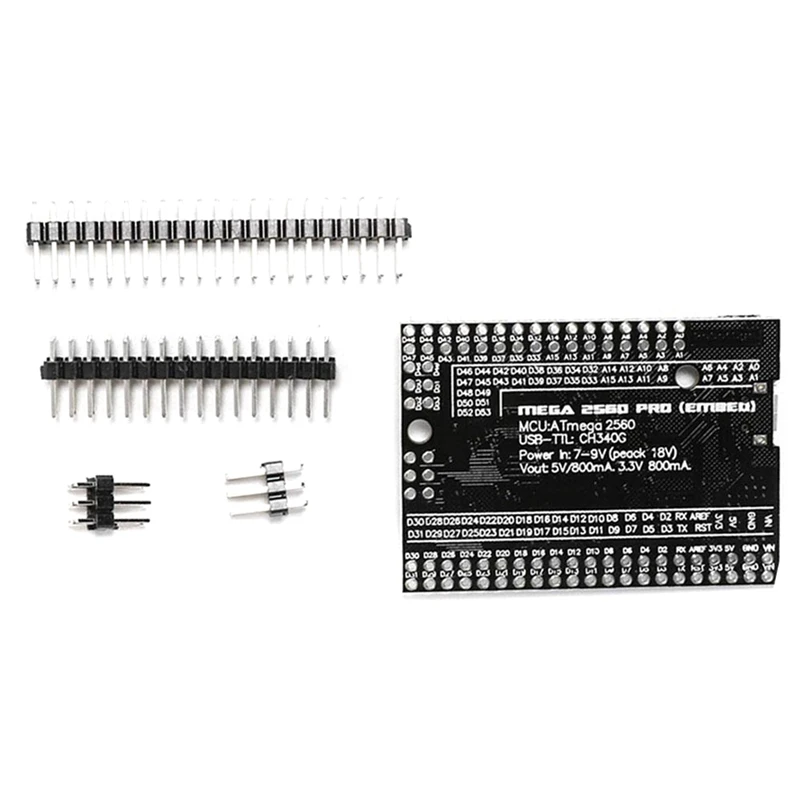 Mega2560 Pro Development Board Atmega2560-16AU USB-CH340G Intelligent Electronic Development Board Core Board
Mega2560 Pro Development Board Atmega2560-16AU USB-CH340G Intelligent Electronic Development Board Core Board