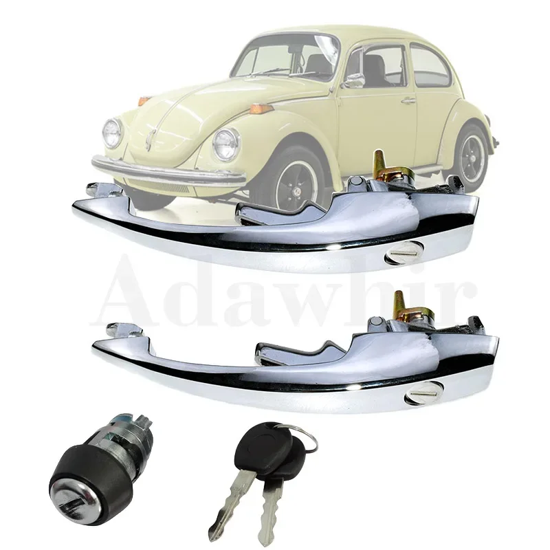 Suitable for Volkswagen Beetle Super Beetle Karmann Ghia Door Handle + Ignition Lock Combo Set
Suitable for Volkswagen Beetle Super Beetle Karmann Ghia Door Handle + Ignition Lock Combo Set