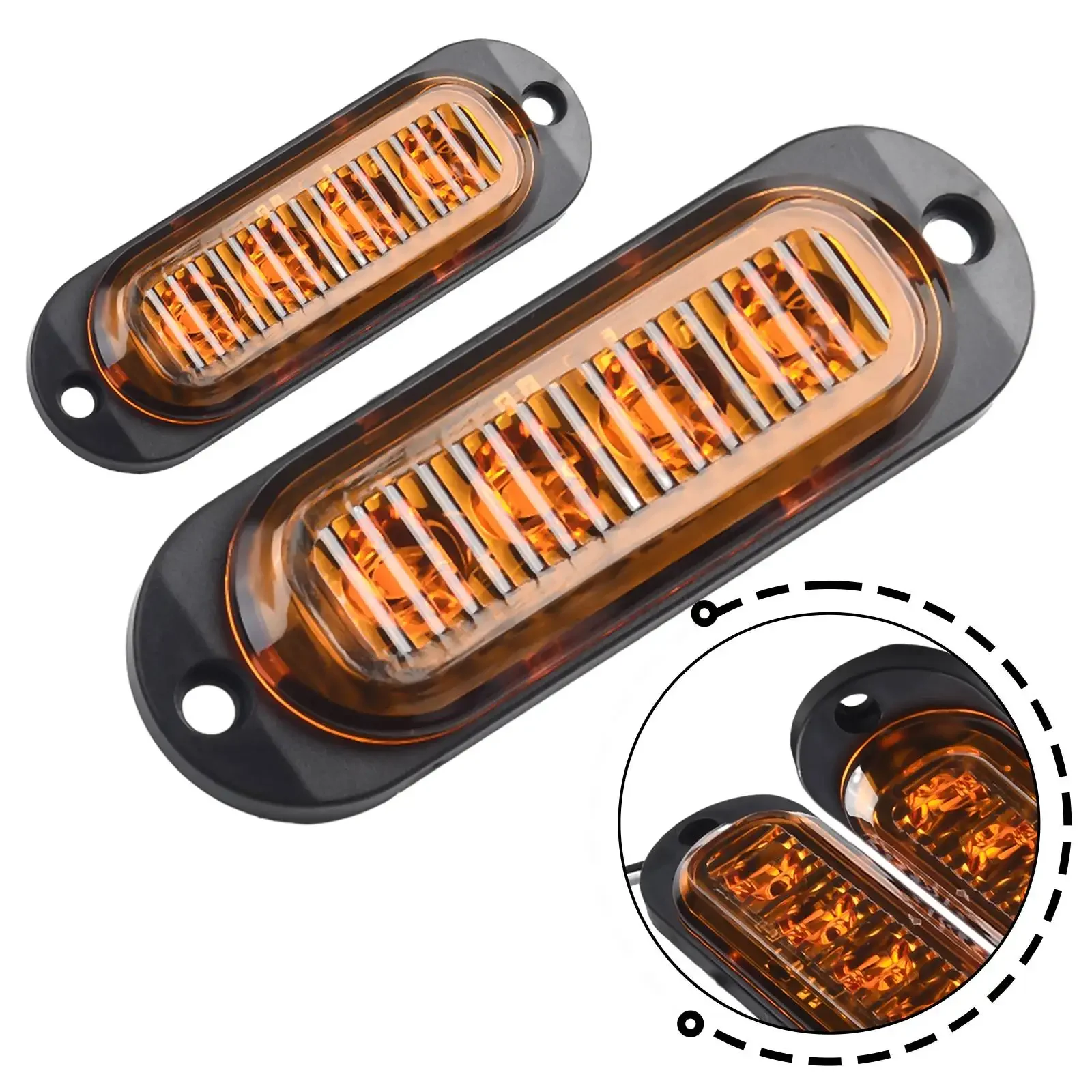 Practical Quality Useful Marker Lights LED Side Marker Lights LED Side 2 Pcs 3.38in ABS+PC Lamp Indicator Parts
Practical Quality Useful Marker Lights LED Side Marker Lights LED Side 2 Pcs 3.38in ABS+PC Lamp Indicator Parts