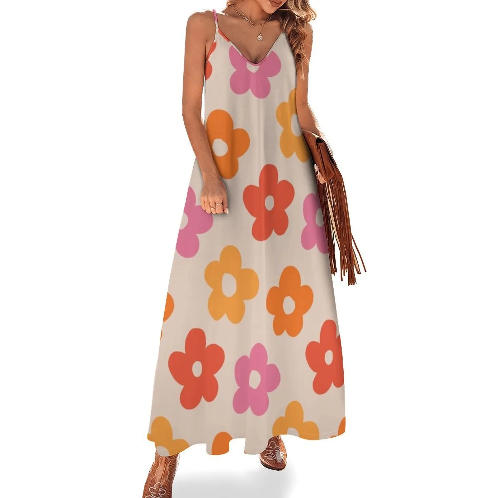 Retro 60s 70s Flowers Pattern #pattern #vintage Sleeveless Dress summer dress summer women's suit
Retro 60s 70s Flowers Pattern #pattern #vintage Sleeveless Dress summer dress summer women's suit