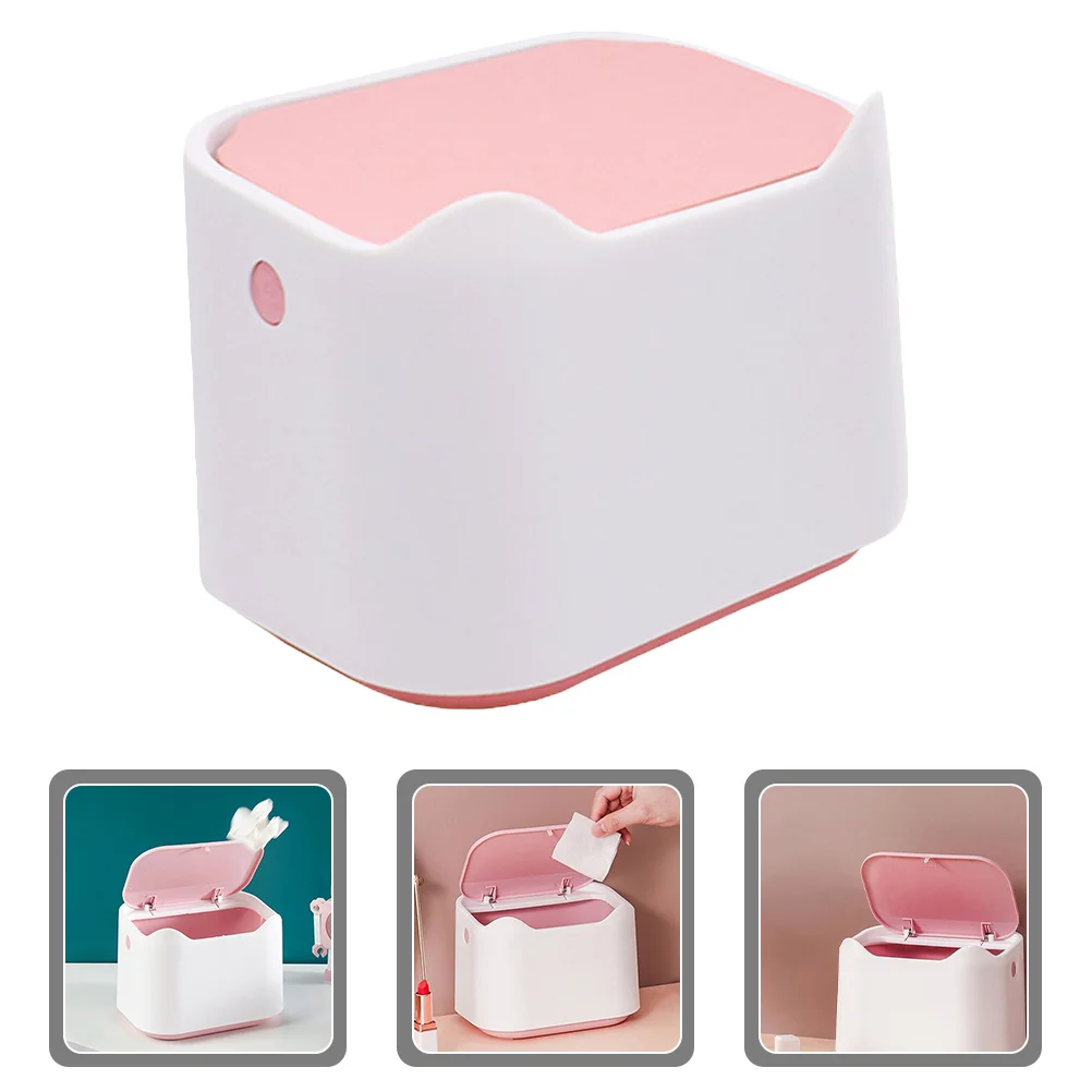 2 Pcs Small Trash Can Lid Desktop Garbage Press-type Household Plastic Basket Office
2 Pcs Small Trash Can Lid Desktop Garbage Press-type Household Plastic Basket Office