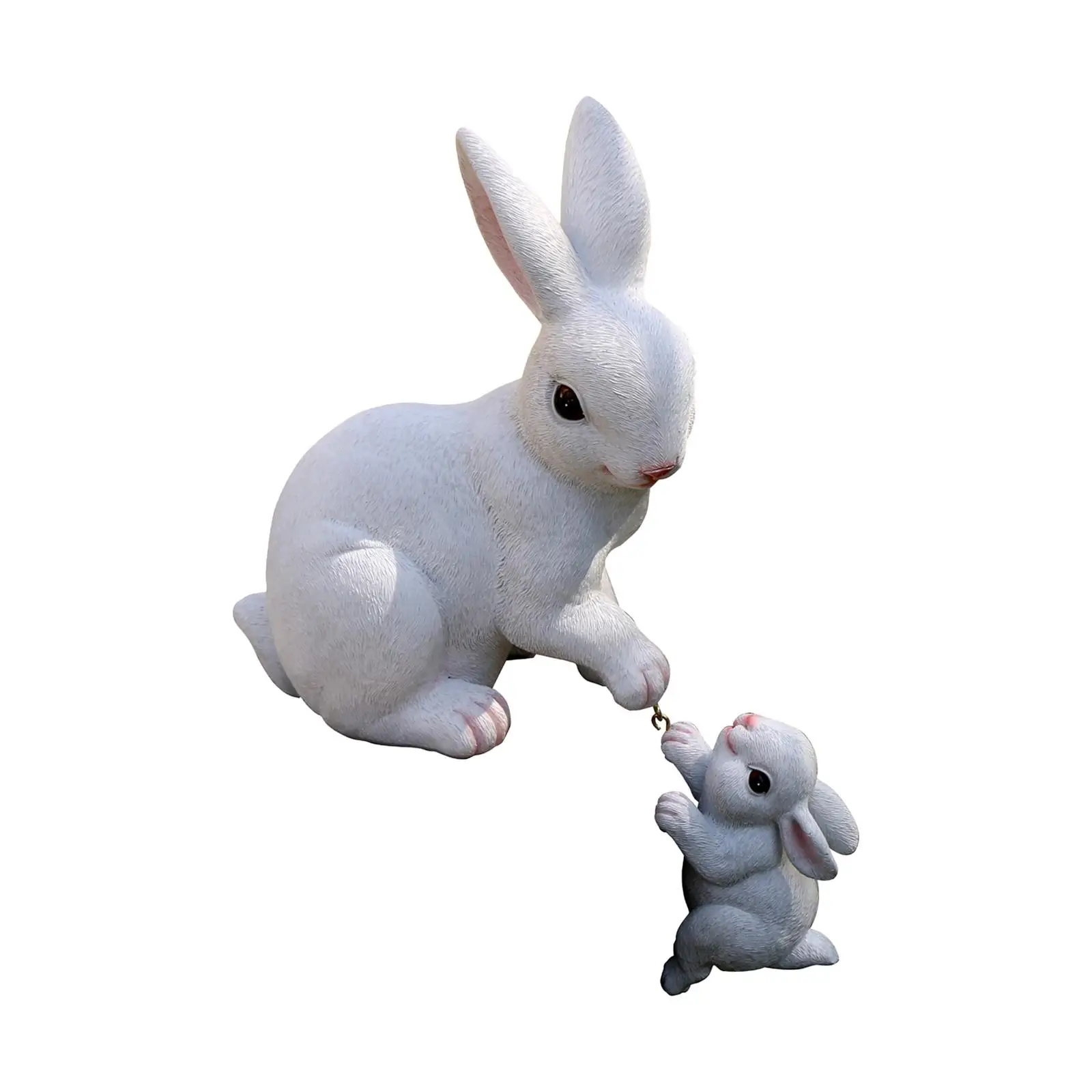 2x Rabbit Garden Statue Party Decoration Handmade Animal Figurines Ornament for Desktop Backyard Lawn Fairy Garden Outdoor
2x Rabbit Garden Statue Party Decoration Handmade Animal Figurines Ornament for Desktop Backyard Lawn Fairy Garden Outdoor