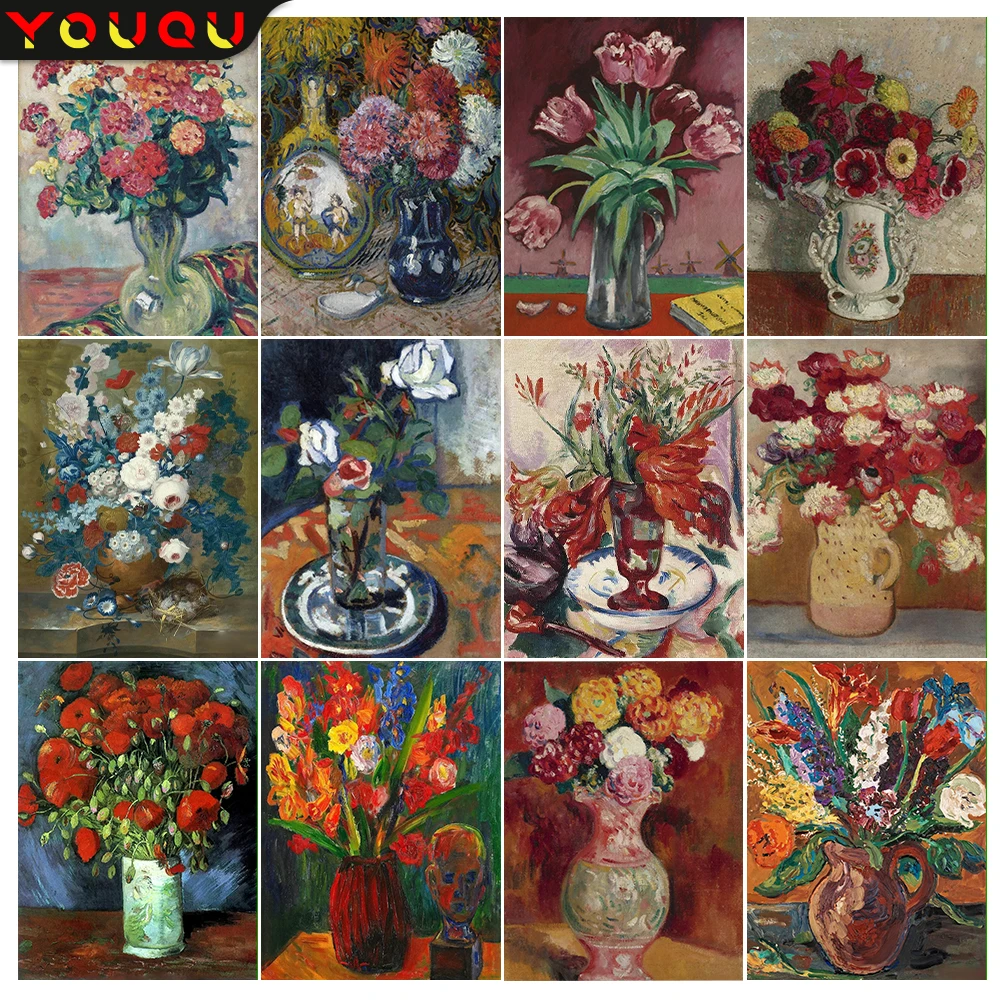 YOUQU Diamond Painting DIY Diamond Embroidery Cross Stitch Kit Retro Style Flower Mosaic Picture 5D Home Decoration Gift
YOUQU Diamond Painting DIY Diamond Embroidery Cross Stitch Kit Retro Style Flower Mosaic Picture 5D Home Decoration Gift