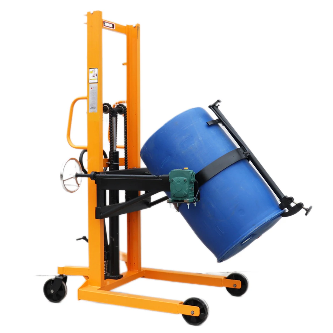 

Handling loading and unloading truck/iron bucket pouring iron-plastic universal flip forklift/weighing lift drum stacker 1600mm