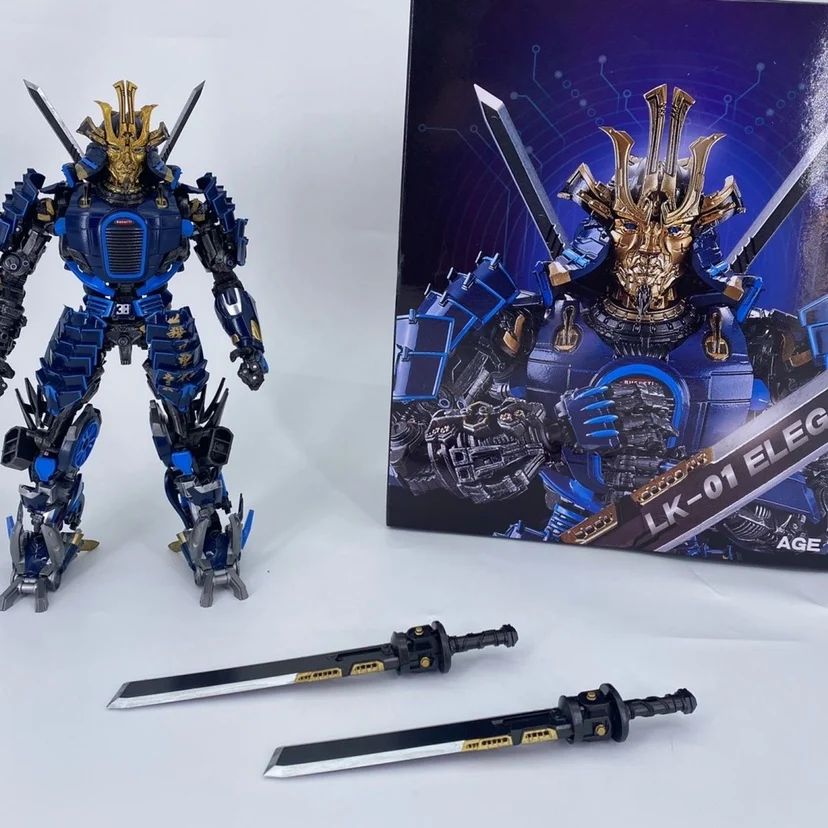 

IN STOCK Transformation Lastk Night LK-01 LK01 Drift Blue Swordsman Paired With DLXRobot Action Figure Model Toys Figura Gifts