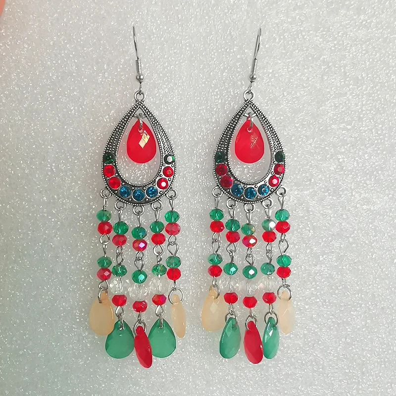 Vintage Temperament Purple Crystal Water Drop Earrings for Women Ethnic Long Handmade Dangle Earring Female Jewelry 14 Mallzona Sf75918149595468b8d1973ca7ddae42fI Vintage Temperament Purple Crystal Water Drop Earrings for Women Ethnic Long Handmade Dangle Earring Female Jewelry Mallzona