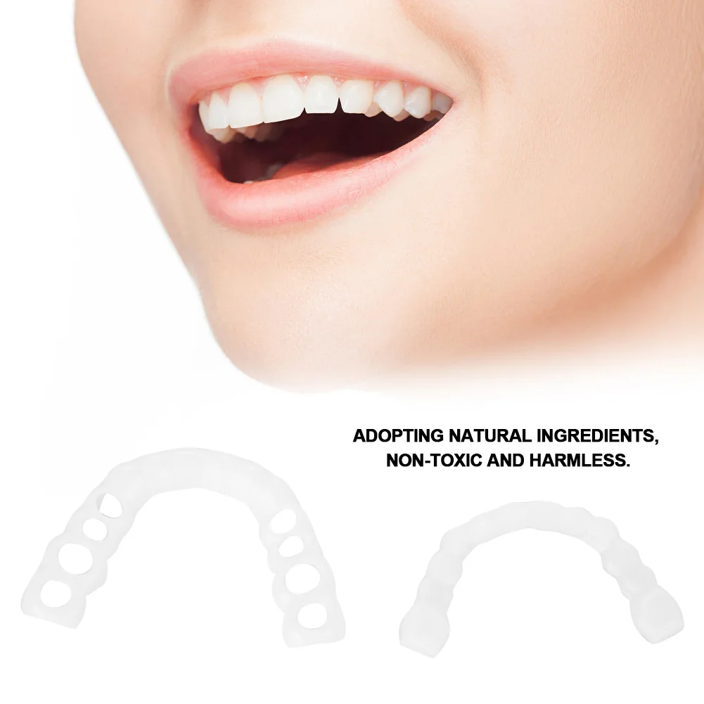 5 Pcs Upper Temporary False Fake Teeth Cover Simulation Orthodontic Teeth Whitening Braces Oral Care Hygiene Tools Cosmetic Set
5 Pcs Upper Temporary False Fake Teeth Cover Simulation Orthodontic Teeth Whitening Braces Oral Care Hygiene Tools Cosmetic Set
