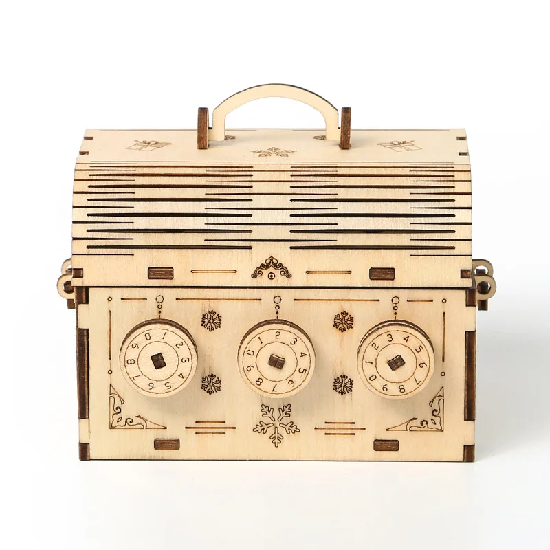 DIY 3D Wooden Puzzles Creative Password Storage Box Model Building Block Jigsaw Assembly Kits Educational Toy for Children Adult
DIY 3D Wooden Puzzles Creative Password Storage Box Model Building Block Jigsaw Assembly Kits Educational Toy for Children Adult