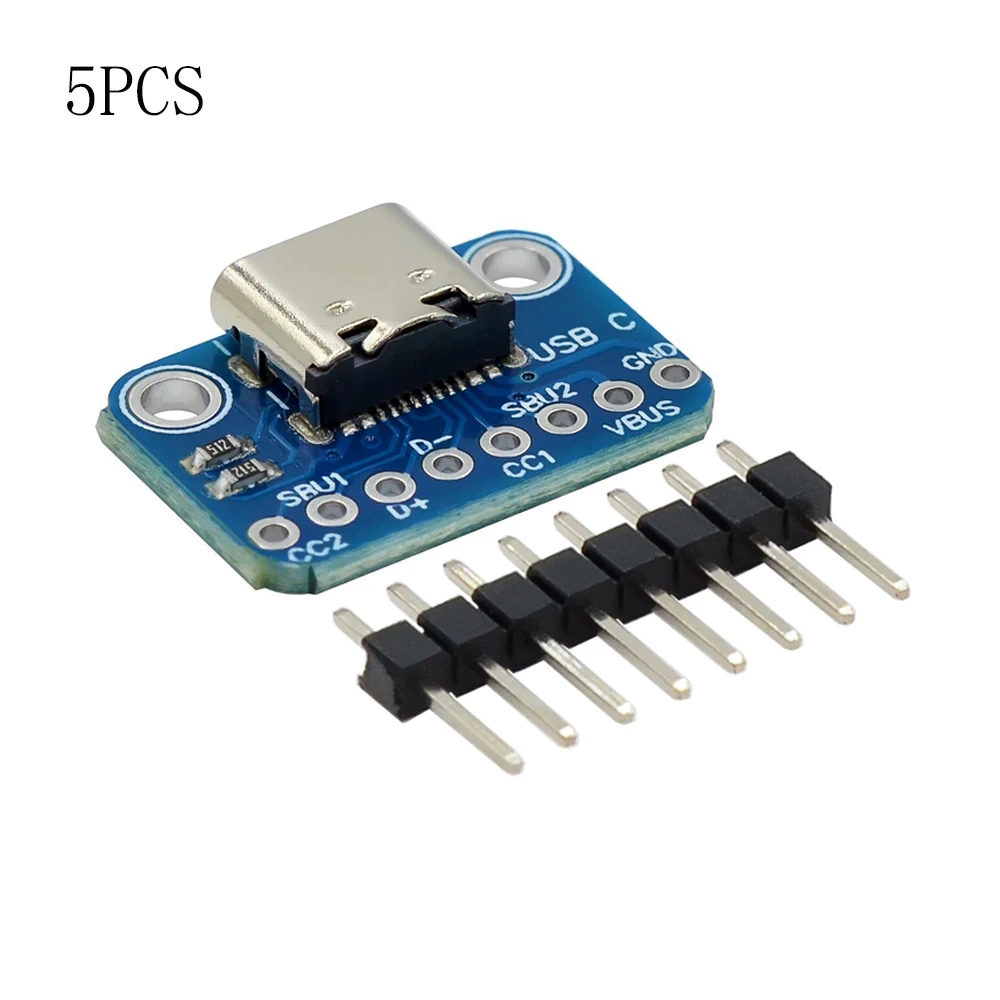5PCS USB 3.1 Type C Connector 16 Pins Female Socket Receptacle Adapter 2.54mm Connector Socket Solder Wire & Cable PCB Board
5PCS USB 3.1 Type C Connector 16 Pins Female Socket Receptacle Adapter 2.54mm Connector Socket Solder Wire & Cable PCB Board
