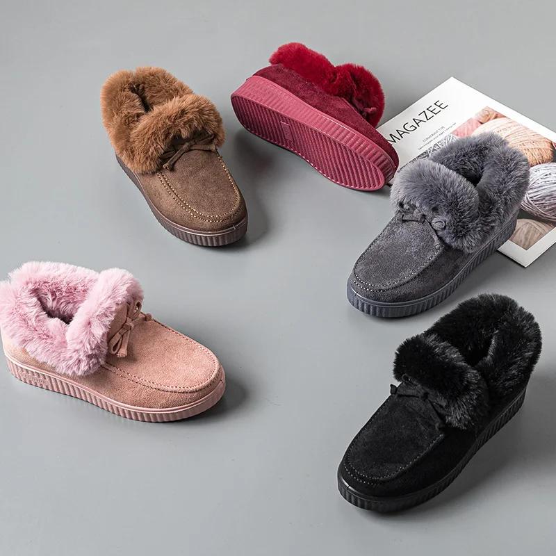 Women's Boots Warm Flat Shoes Plush Ladies Casual Non-Slip Ladies Cashmere Comfortable Ladies Fashion Botas Mujer Women Shoes
Women's Boots Warm Flat Shoes Plush Ladies Casual Non-Slip Ladies Cashmere Comfortable Ladies Fashion Botas Mujer Women Shoes