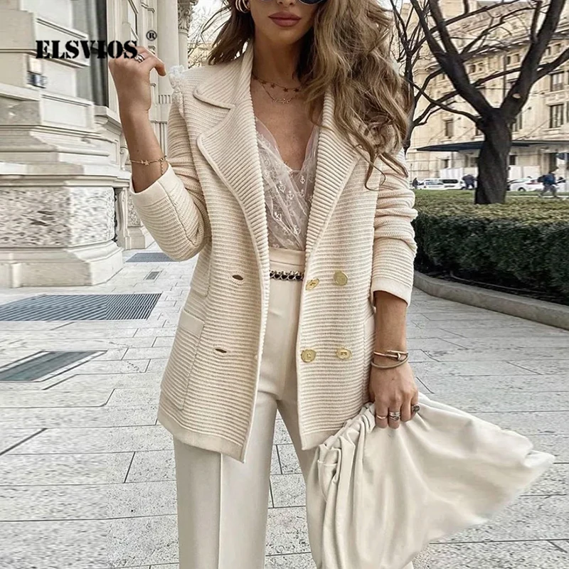 Autumn Winter New Women Texture Casual Long Sleeve Suit Jacket Female Solid Color Turn-down Collar Cardigan Fashion Elegant Coat
Autumn Winter New Women Texture Casual Long Sleeve Suit Jacket Female Solid Color Turn-down Collar Cardigan Fashion Elegant Coat