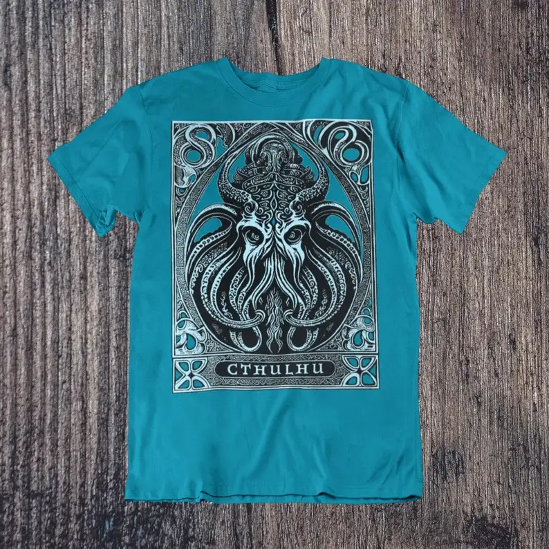 Подарок Cthulhu | Древняя злонамеренная Deity | Lovecraft, кошмарный ужас, Кракен | Оккультистическая футболка с рисунком больших старых людей
Подарок Cthulhu | Древняя злонамеренная Deity | Lovecraft, кошмарный ужас, Кракен | Оккультистическая футболка с рисунком больших старых людей