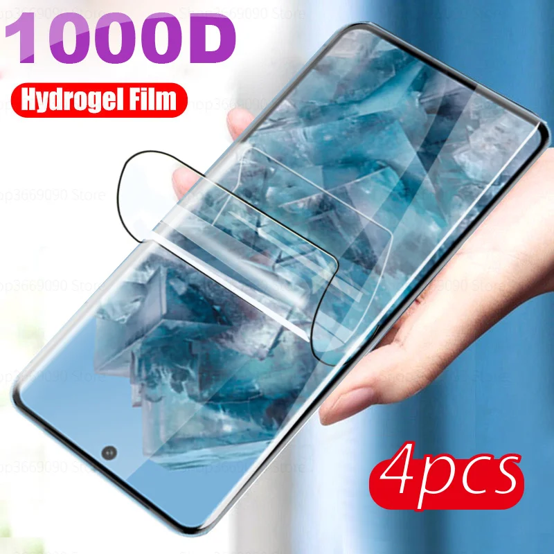 

4Pcs Hydrogel Film Screen Protector For Google Pixel 8 Pro Protective Film Goole Pixel 8Pro Pixel8 Pixel8Pro Not Tempered glass