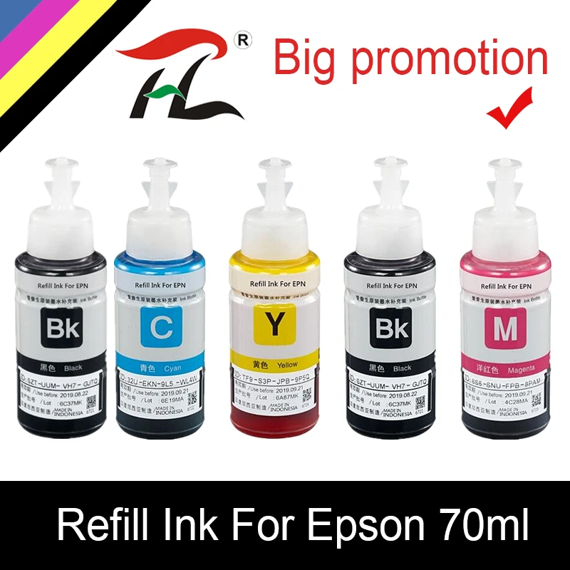 

HTL 350ml Dye ink Refill ink Compatible For Epson L200 L210 L222 L100 L110 L120 L132 L550 L555 L300 L355 L362 L366 printer