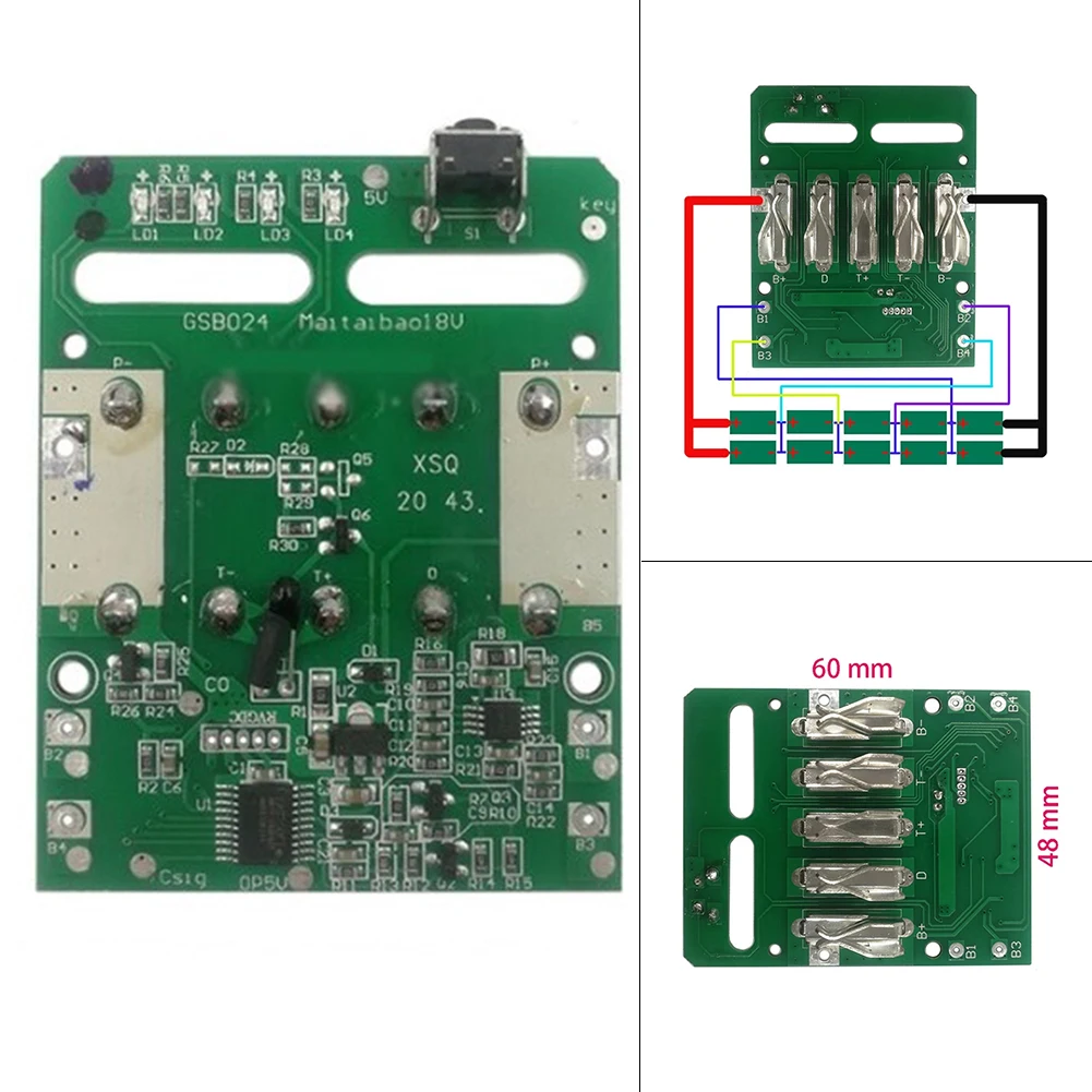 PCB Board For Metabo 18V Lithium Battery Rack For Metabo 18V Charger Charging Protection Circuit Board Lithium Battery Rack
PCB Board For Metabo 18V Lithium Battery Rack For Metabo 18V Charger Charging Protection Circuit Board Lithium Battery Rack