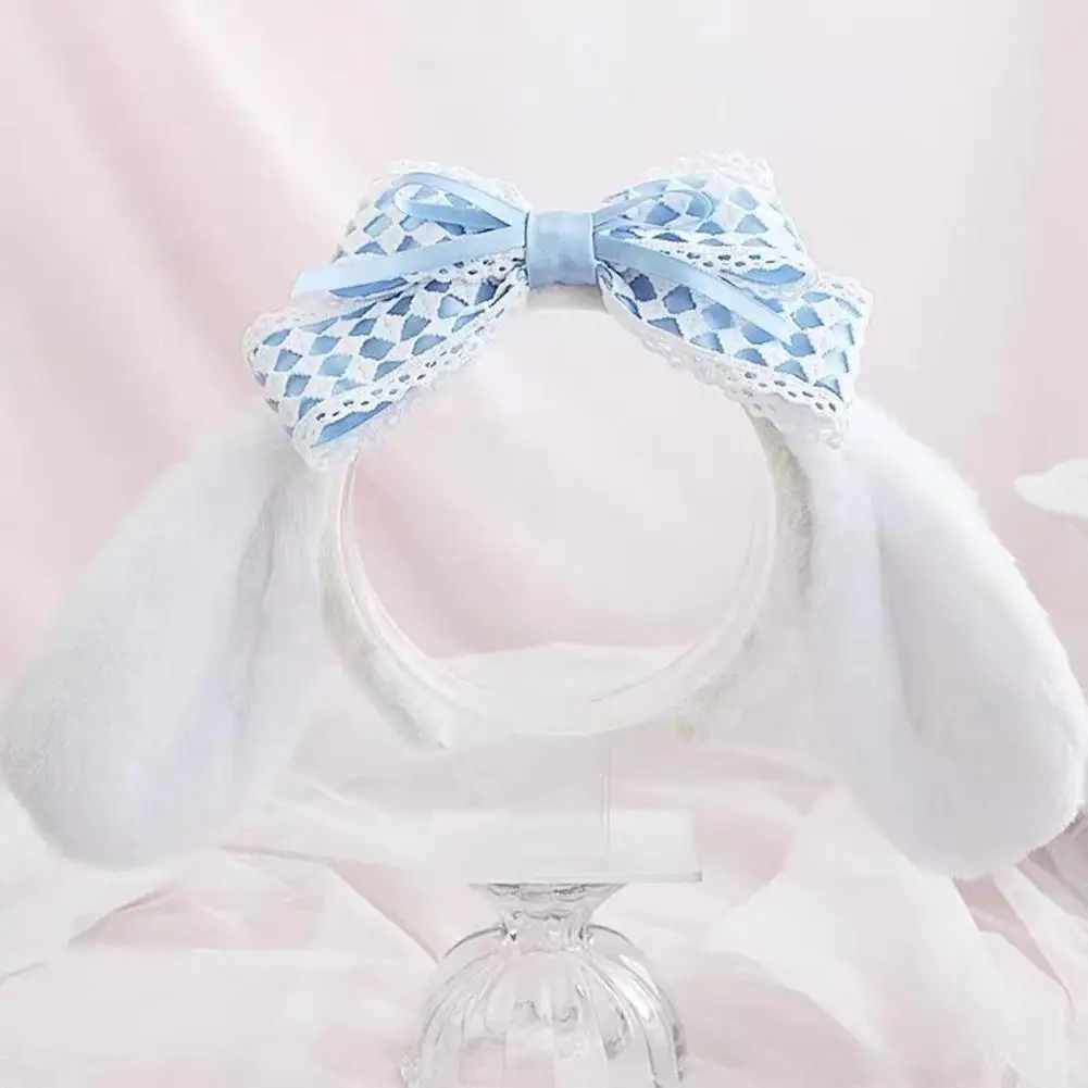 Bunny Ear Headband Cute Lace Bow Hairband for Women Long Cartoon Ear Decor Elastic Anti-slip Headband for Jk Outfit for Kids
Bunny Ear Headband Cute Lace Bow Hairband for Women Long Cartoon Ear Decor Elastic Anti-slip Headband for Jk Outfit for Kids