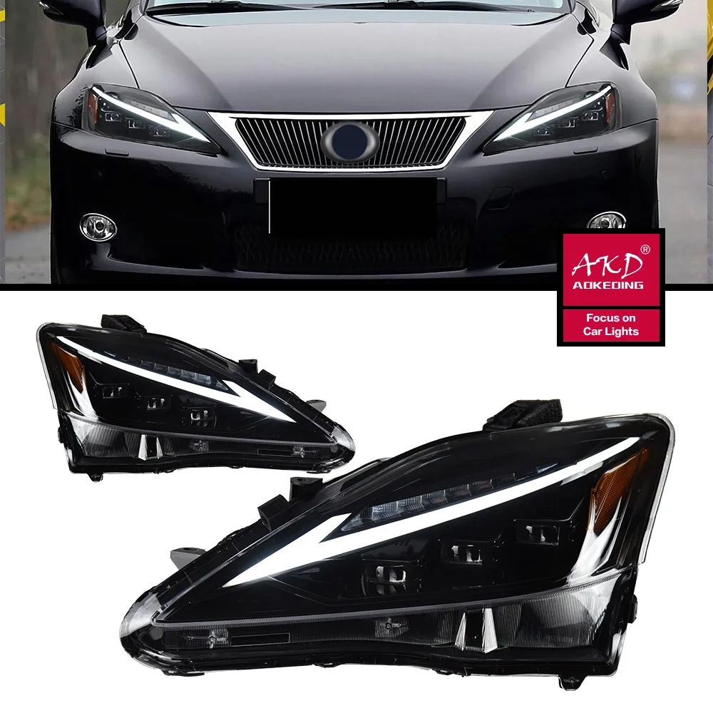 Car Head Lights Parts Fo Lexus IS IS250 IS300 350 2006-2012 LED Front Headlight Replacement DRL Daytime light Projector Facelift
Car Head Lights Parts Fo Lexus IS IS250 IS300 350 2006-2012 LED Front Headlight Replacement DRL Daytime light Projector Facelift