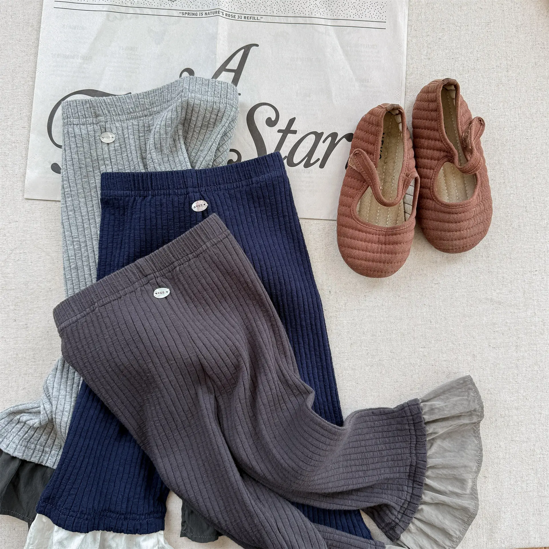 2025 Autumn New Girls Flared Trousers With Lace Children Casual Pants Cotton Baby Girl Leggings Kids Clothes 43 Sf7621a37113a45d4a56ca1ec0880d03fI