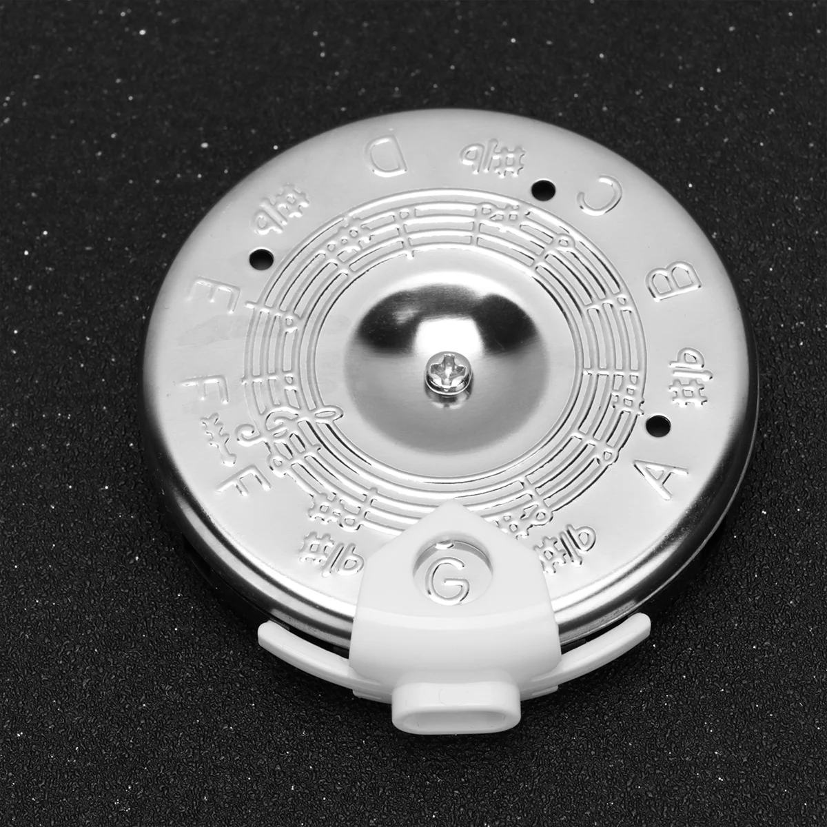 13 Tone Note Key Chromatic 13 Holes C-C Pitch Guitar Tuner Tuning Violin Bass (Silver)
13 Tone Note Key Chromatic 13 Holes C-C Pitch Guitar Tuner Tuning Violin Bass (Silver)