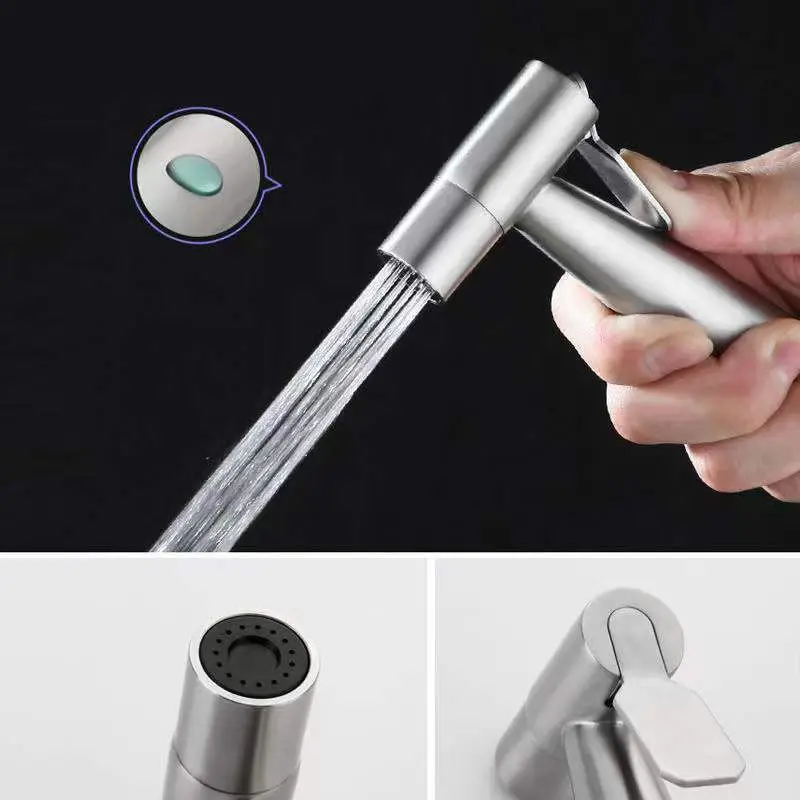 Toilet Sprayer Gun Stainless Steel Hand Bidet Faucet for Bathroom Hand Sprayer Shower Head Self Cleaning Bathroom Fixture
Toilet Sprayer Gun Stainless Steel Hand Bidet Faucet for Bathroom Hand Sprayer Shower Head Self Cleaning Bathroom Fixture