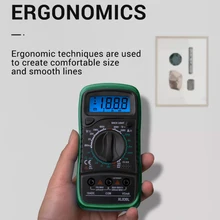Digital XL830L Multimeter Adjustable LCD Voltmeter Handheld Portable Diode Multimeter
Digital XL830L Multimeter Adjustable LCD Voltmeter Handheld Portable Diode Multimeter