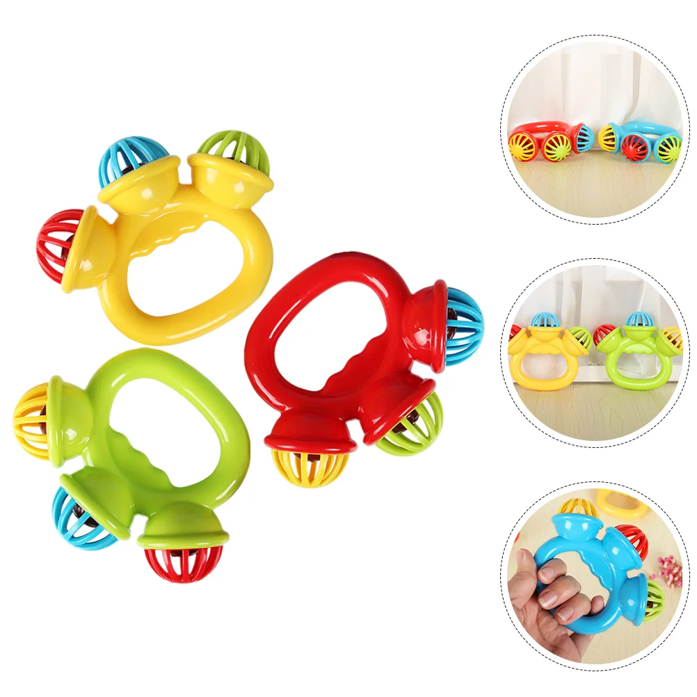 3pcs Small Jingle Bell Toddlers Mini Instrument Toy Plastic Tambourine Hand Jingle Bell Toy 
3pcs Small Jingle Bell Toddlers Mini Instrument Toy Plastic Tambourine Hand Jingle Bell Toy