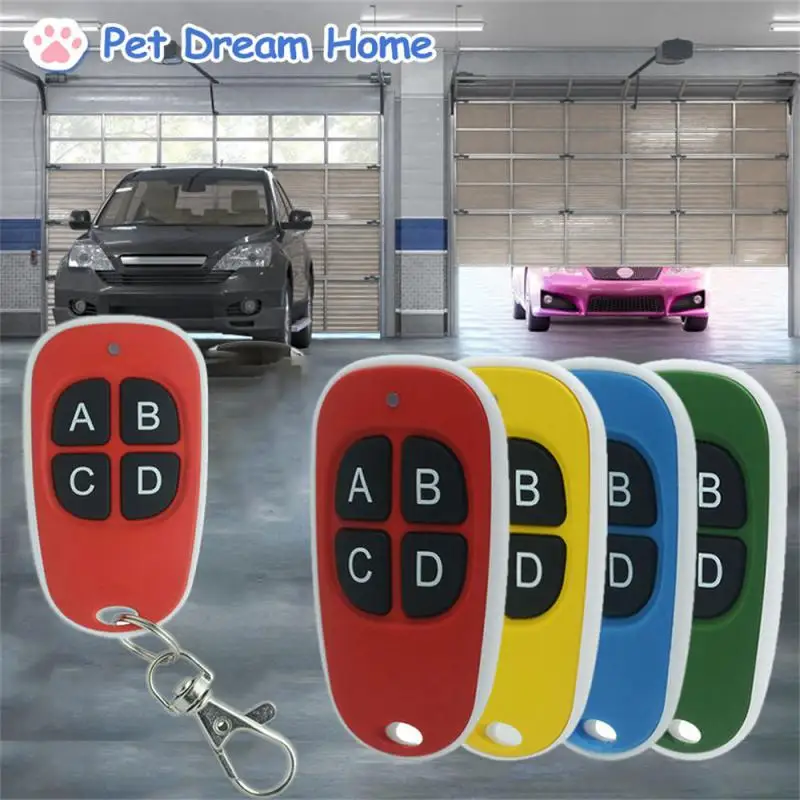 

Garage Door Remote Control 433MHz 4 Keys Copy Universal Remote Control Cloning electric gate Remote Controller Duplicator Key