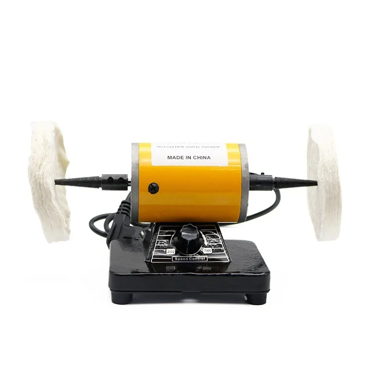 Desktop workshop stainless steel material polishing machine high power desktop jewelry jewelry cloth wheel polishing machine
Desktop workshop stainless steel material polishing machine high power desktop jewelry jewelry cloth wheel polishing machine