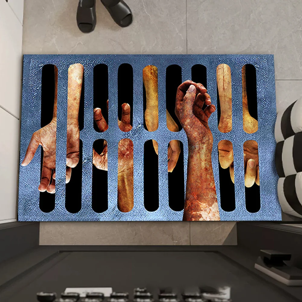 Foot Mat Scary 3D Printed Carpet For Halloween Household Non Slip Floor Mats For Indoor Outdoor Decor One Piece Rug
Foot Mat Scary 3D Printed Carpet For Halloween Household Non Slip Floor Mats For Indoor Outdoor Decor One Piece Rug